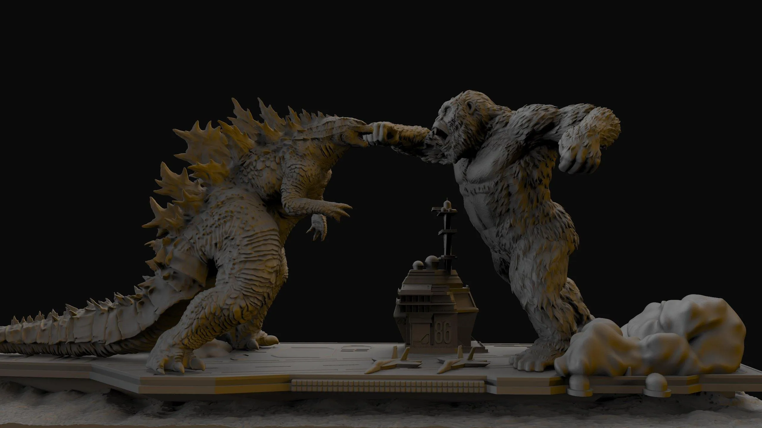 Godzilla Vs Kong STL