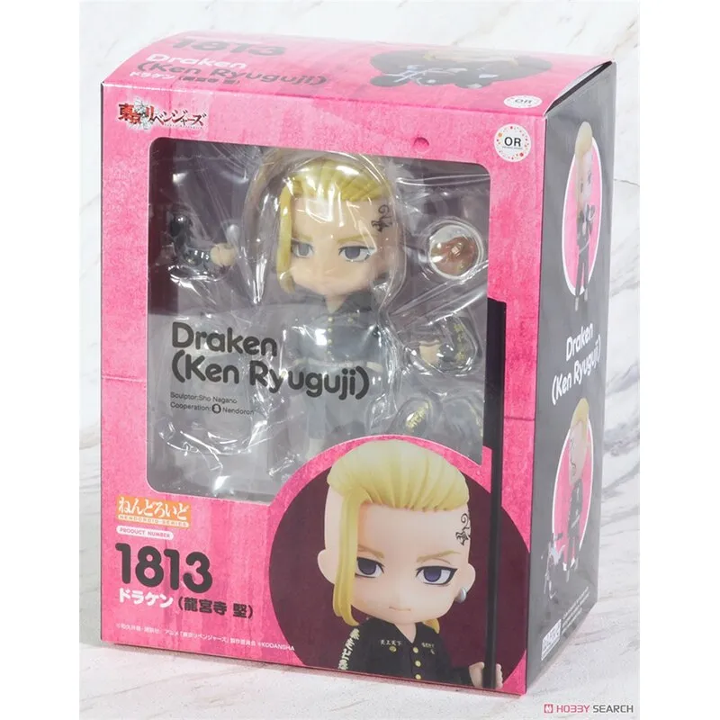 GSC Original Genuine GOOD SMILE COMPANY NENDOROID Tokyo Revengers Ryuuguuji Ken Draken 10cm Action Figures Anime Model Toy Gift