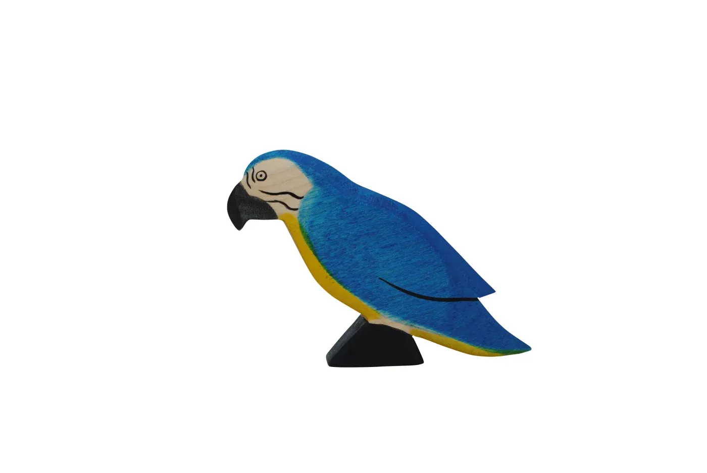 Handmade Holzwald Blue Parrot