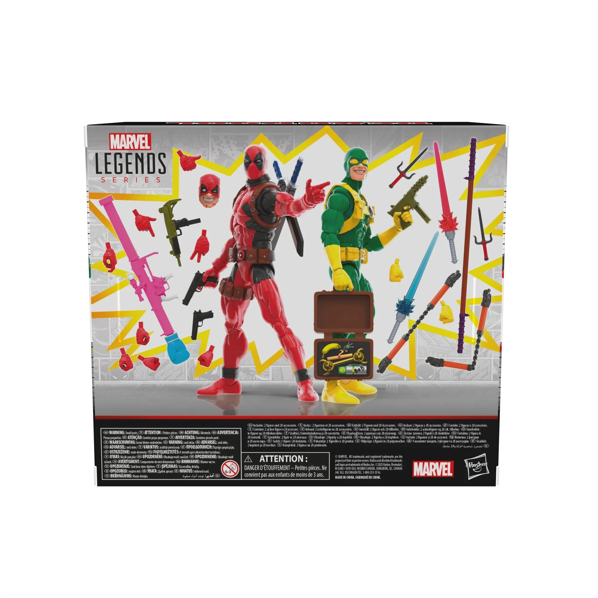 Hasbro Marvel Legends Series Deadpool and Bob, Agent of Hydra - Presale