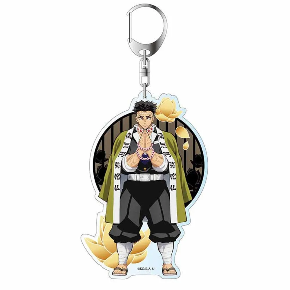 Hashira Demon Slayer Kimetsu no Yaiba Blade of Ghost Keychain Anime Jewelry Characters Acrylic