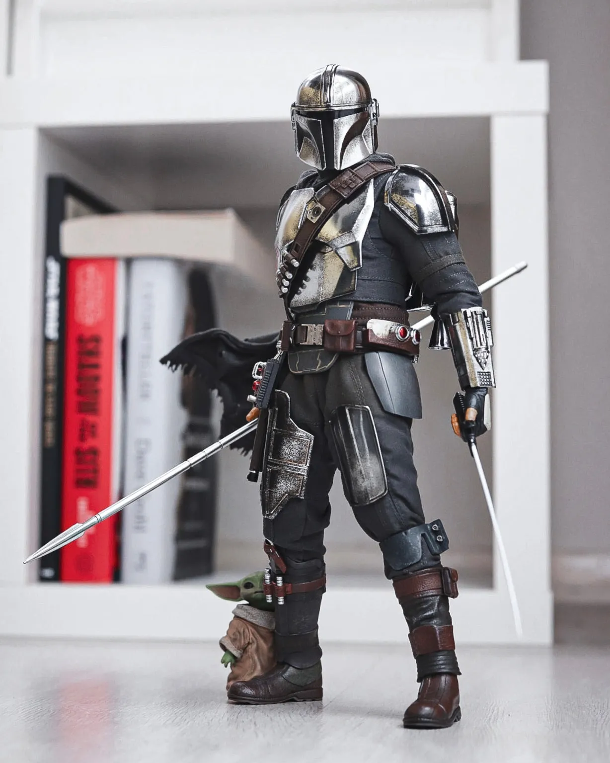 Hot toys TMS052 Star Wars The Mandalorian and Grogu Collectibles Set (Deluxe Version)