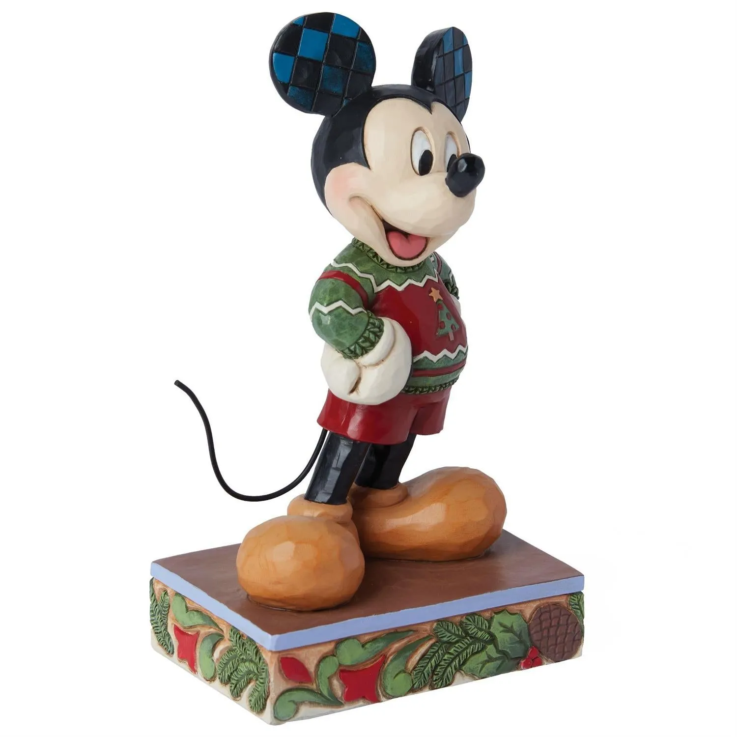 Jim Shore Disney Traditions All Decked Out Mickey Mouse Figurine