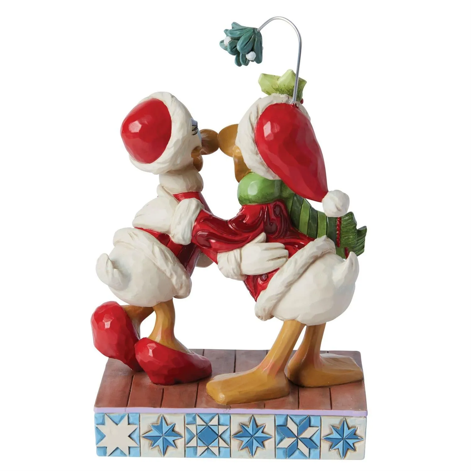 Jim Shore Disney Traditions Merry Mistletoe - Donald and Daisy Duck Figurine