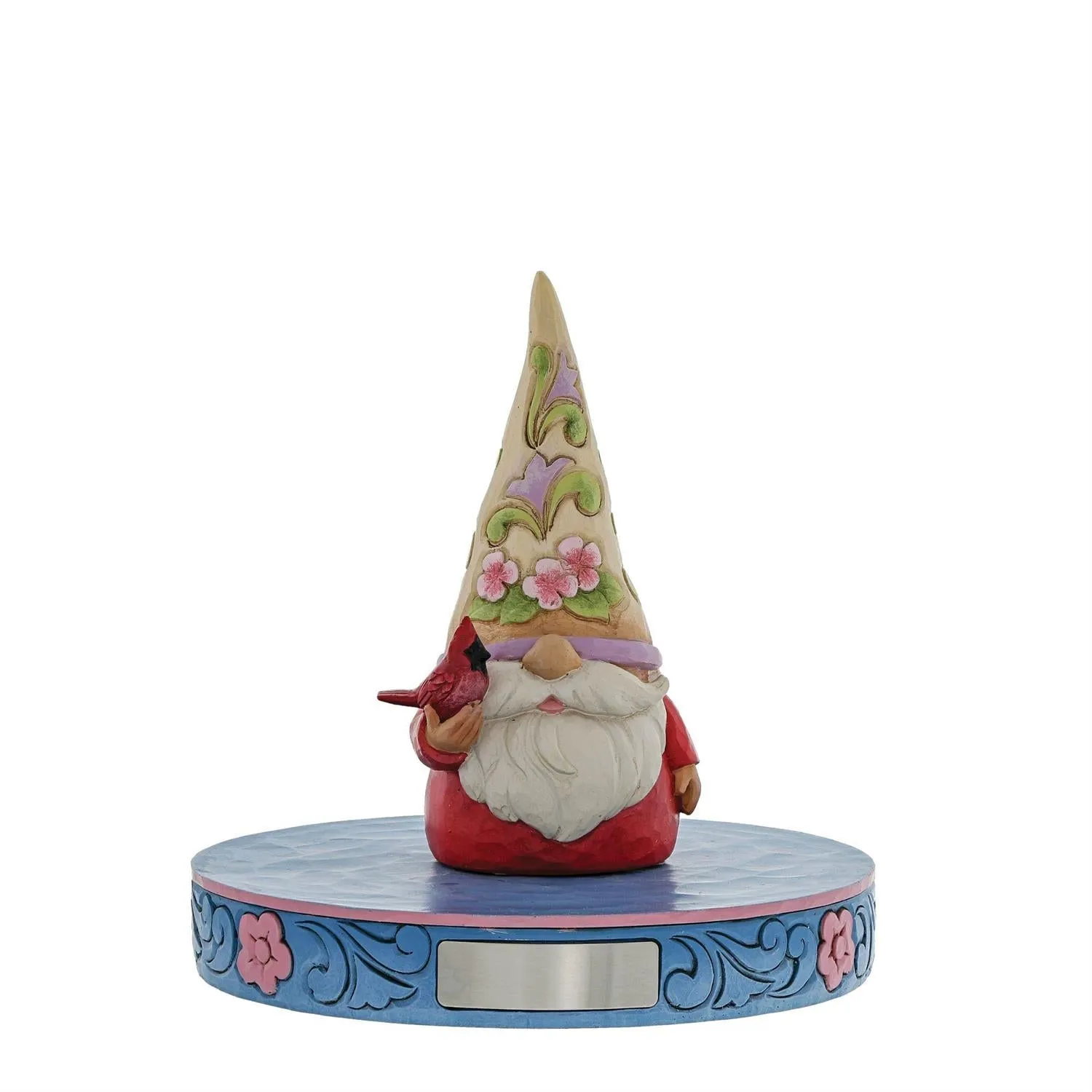 Jim Shore Heartwood Creek Gnome Figurine - Redbird Beauty, Symbol of Luck and Charm