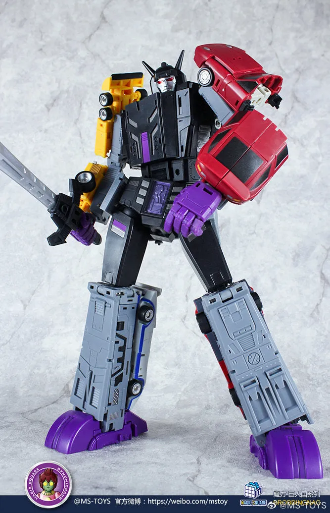 Magic Square MS-Toys MS-B12/ MS-B13 Pillage & Contain ( Dragstrip & Dead End, Menasor ) 2 in 1 set 10cm / 4"