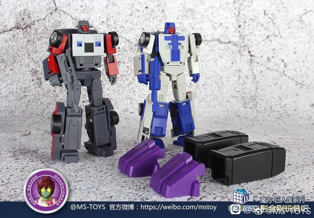 Magic Square MS-Toys MS-B14 / MS-B15 Beat Back & Collide ( Breakdown & Wildrider Stunticon, Menasor ) 2 in 1 set 10cm / 4"