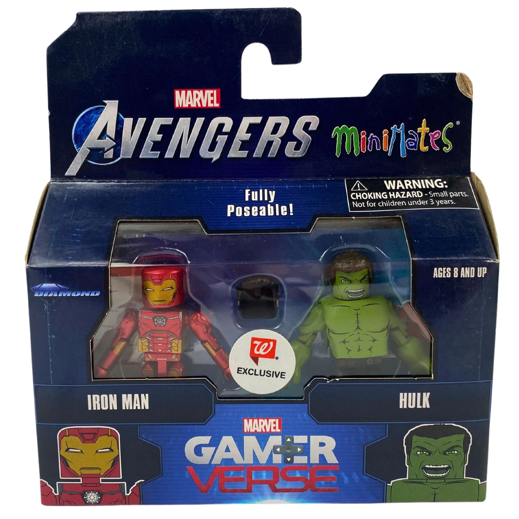 Marvel Avengers Minimates Iron Man & Hulk Gamer Verse Fully Poseable (40 Pcs Lot)