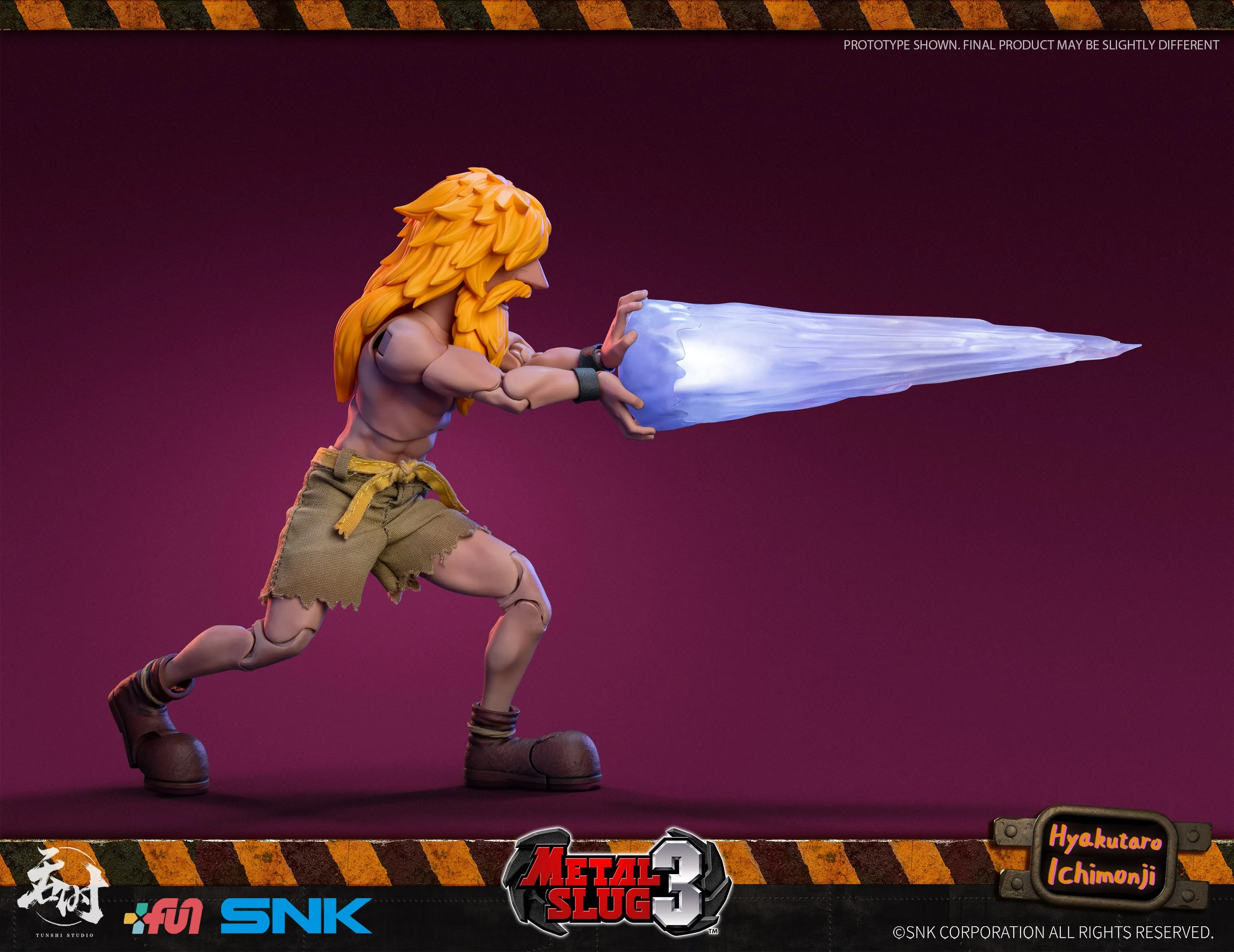 METAL SLUG 3  HYAKUTARO ICHIMONJI 1/12TH ACTION FIGURE BY TUNSHI STUDIO & SNK