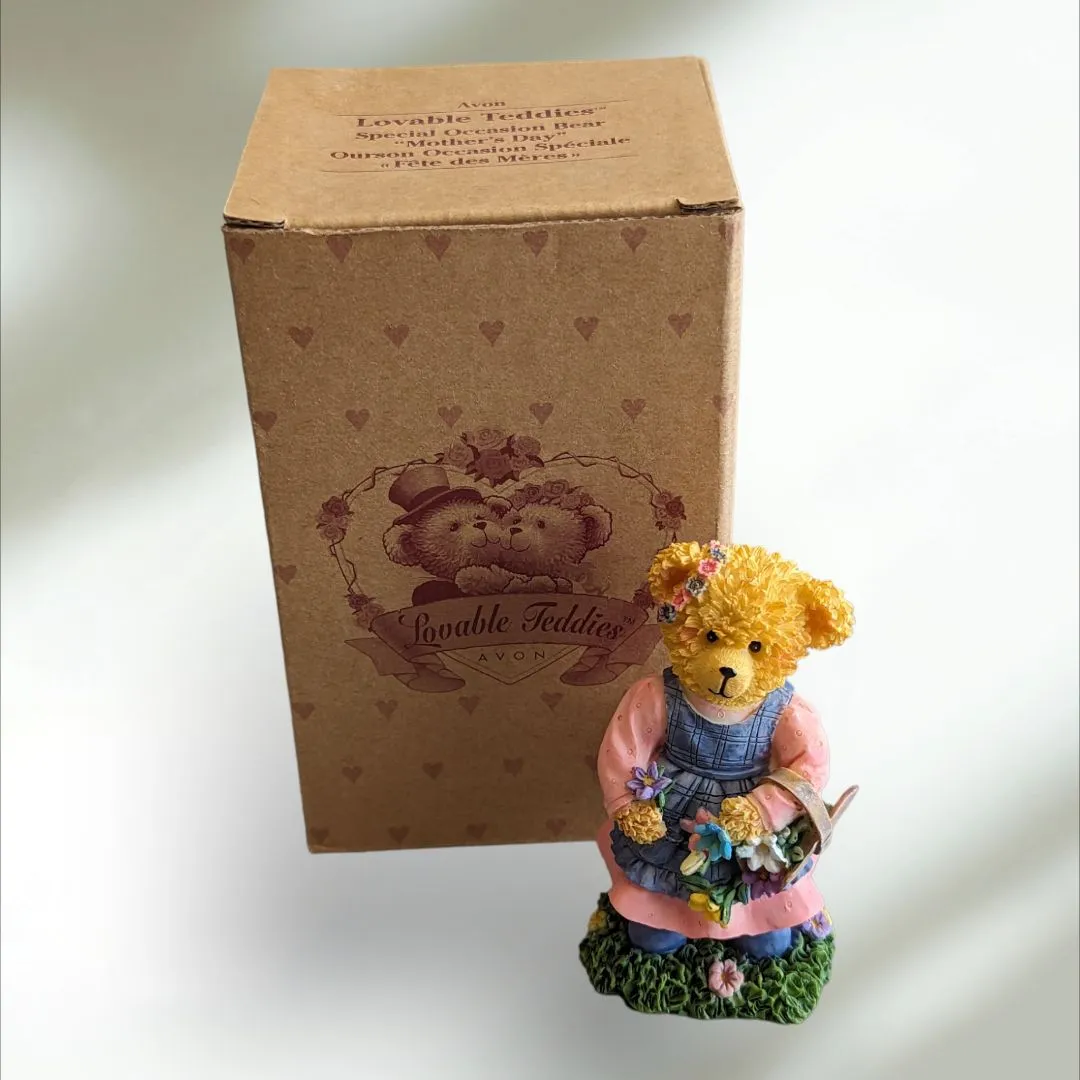 Mother's Day Teddy Figurine in Box