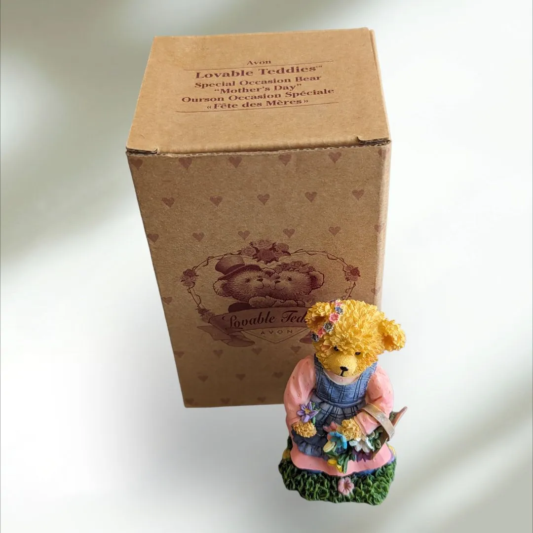 Mother's Day Teddy Figurine in Box