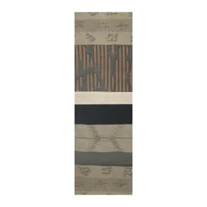 NUNO Runner/Scarf: "NUNO OriOri®" (Taupe)