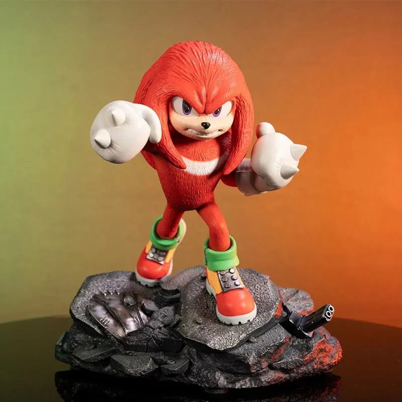 Official First4Figures Sonic the Hedgehog 2 Knuckles Standoff Statue (Standard Edition)