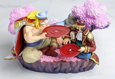 PVC Trading Figure One Piece Log Box Marineford Part 2 Complete Set of 6   1 Special Figure Megahouse [SOLD OUT]