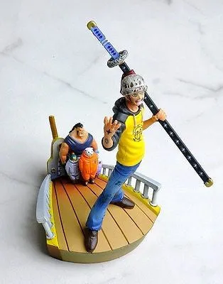 PVC Trading Figure One Piece Log Box Marineford Part 2 Complete Set of 6   1 Special Figure Megahouse [SOLD OUT]