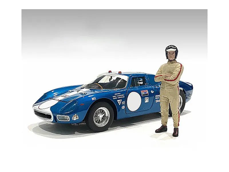 Racing Legends 60's Set of 2 Diecast Figures for 1/43 Scale Models by American Diorama