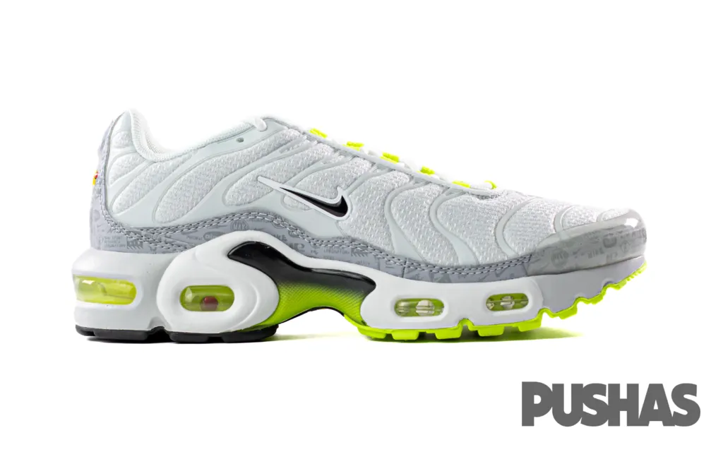 [Refurbished] Air Max Plus TN 'Retro Air Max Logos / Reflective White Volt' GS (2021)