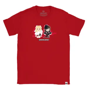 TEKKEN 'CUTE ASS TEKKEN Nina/Anna Williams' T-Shirt - Red