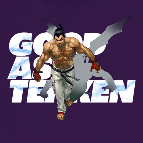 TEKKEN 'GOOD ASS TEKKEN Kazuya' T-Shirt - Purple