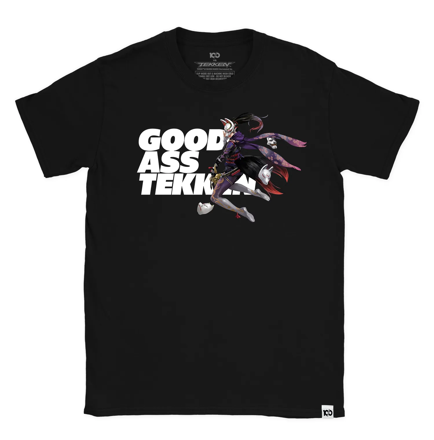 TEKKEN 'GOOD ASS TEKKEN Kunimitsu' T-Shirt - Black